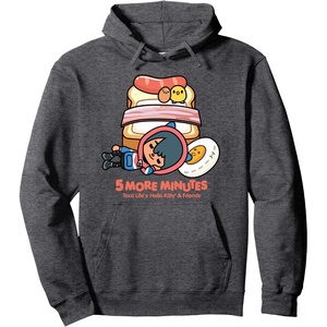 image:imageToca Life x Hello Kitty amp Friends 5 MORE MINUTES Pullover HoodieDark Heather Grey
