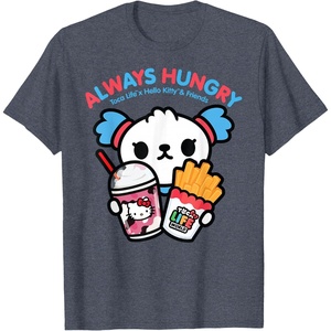 image:imageToca Life x Hello Kitty amp Friends Always Hungry TShirtHeather Blue