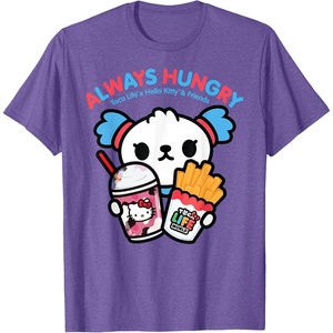 image:imageToca Life x Hello Kitty amp Friends Always Hungry TShirtPurple Heather