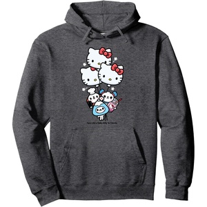 image:imageToca Life x Hello Kitty amp Friends BALLOONS Pullover HoodieDark Heather Grey