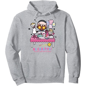 image:imageToca Life x Hello Kitty amp Friends BE CREATIVE Pullover HoodieHeather Grey