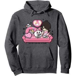 image:imageToca Life x Hello Kitty amp Friends MY MELODY COUCH Pullover HoodieDark Heather Grey