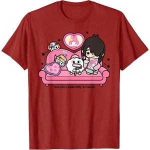 image:imageToca Life x Hello Kitty amp Friends My Melody Couch TShirtCranberry Red