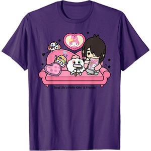 image:imageToca Life x Hello Kitty amp Friends My Melody Couch TShirtPurple