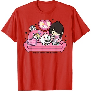 image:imageToca Life x Hello Kitty amp Friends My Melody Couch TShirtRed