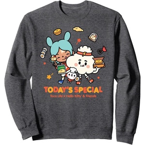 image:imageToca Life x Hello Kitty amp Friends TODAYS SPECIAL SweatshirtDark Heather Grey