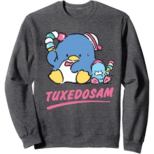 image:imageTuxedosam Ice Cream Sweatshirt SweatshirtDark Heather Grey
