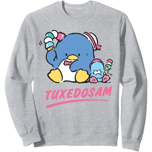 image:imageTuxedosam Ice Cream Sweatshirt SweatshirtHeather Grey