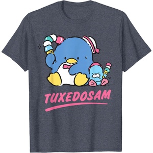 image:imageTuxedosam Ice Cream Tee Shirt TShirtHeather Blue