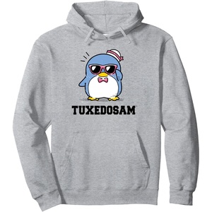 image:imageTuxedosam Summer Sunglasses Pullover HoodieHeather Grey