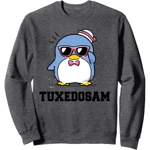 image:imageTuxedosam Summer Sunglasses SweatshirtDark Heather Grey
