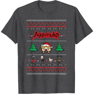 image:imageUgly Christmas Sweater Rage Tee Shirt TShirtDark Heather Grey