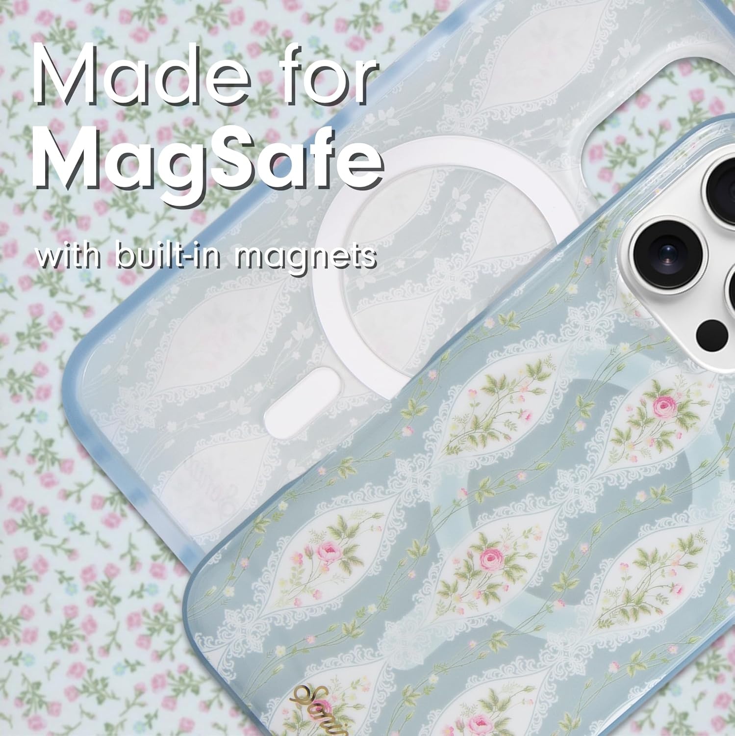 image:imageSonix x Sanrio Case for iPhone 12  iPhone 12 Pro  Compatible with MagSafe  10ft Drop Tested  Tuxedo BobaCottagecore