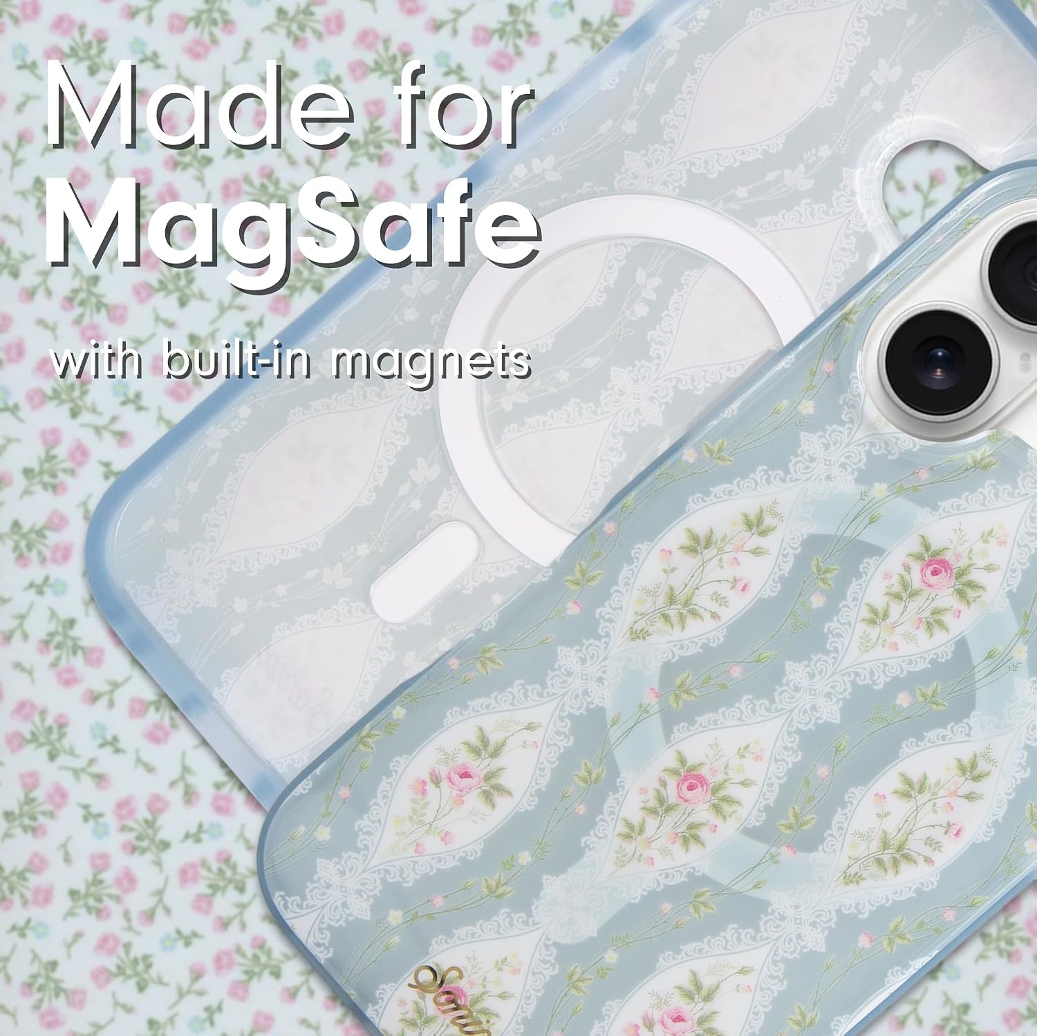 image:imageSonix x Sanrio Case for iPhone 12  iPhone 12 Pro  Compatible with MagSafe  10ft Drop Tested  Tuxedo BobaCottagecore