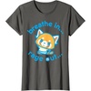 image:imageAggretsuko Yoga Breathe In Rage Out TShirtAsphalt Grey