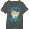 image:imageAggretsuko Yoga Breathe In Rage Out TShirtAsphalt Grey