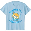 image:imageAggretsuko Yoga Breathe In Rage Out TShirtBaby Blue
