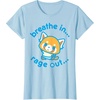 image:imageAggretsuko Yoga Breathe In Rage Out TShirtBaby Blue