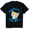 image:imageAggretsuko Yoga Breathe In Rage Out TShirtBlack