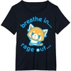 image:imageAggretsuko Yoga Breathe In Rage Out TShirtBlack