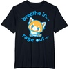 image:imageAggretsuko Yoga Breathe In Rage Out TShirtBlack