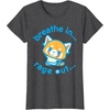 image:imageAggretsuko Yoga Breathe In Rage Out TShirtDark Heather Grey