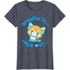 image:imageAggretsuko Yoga Breathe In Rage Out TShirtHeather Blue