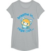 image:imageAggretsuko Yoga Breathe In Rage Out TShirtHeather Grey