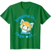 image:imageAggretsuko Yoga Breathe In Rage Out TShirtKelly Green