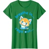 image:imageAggretsuko Yoga Breathe In Rage Out TShirtKelly Green
