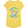 image:imageAggretsuko Yoga Breathe In Rage Out TShirtLemon Yellow