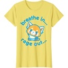 image:imageAggretsuko Yoga Breathe In Rage Out TShirtLemon Yellow