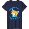 image:imageAggretsuko Yoga Breathe In Rage Out TShirtNavy Blue