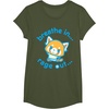 image:imageAggretsuko Yoga Breathe In Rage Out TShirtOlive Green