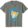 image:imageAggretsuko Yoga Breathe In Rage Out TShirtOlive Heather