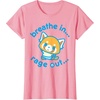 image:imageAggretsuko Yoga Breathe In Rage Out TShirtPink
