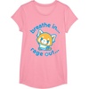 image:imageAggretsuko Yoga Breathe In Rage Out TShirtPink