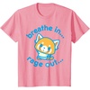 image:imageAggretsuko Yoga Breathe In Rage Out TShirtPink
