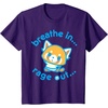 image:imageAggretsuko Yoga Breathe In Rage Out TShirtPurple