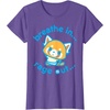 image:imageAggretsuko Yoga Breathe In Rage Out TShirtPurple Heather