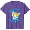 image:imageAggretsuko Yoga Breathe In Rage Out TShirtPurple Heather
