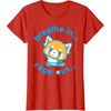 image:imageAggretsuko Yoga Breathe In Rage Out TShirtRed