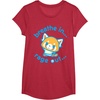 image:imageAggretsuko Yoga Breathe In Rage Out TShirtRed Heather