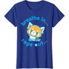 image:imageAggretsuko Yoga Breathe In Rage Out TShirtRoyal Blue