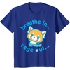 image:imageAggretsuko Yoga Breathe In Rage Out TShirtRoyal Blue