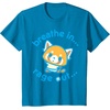 image:imageAggretsuko Yoga Breathe In Rage Out TShirtSapphire Blue