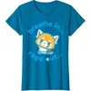 image:imageAggretsuko Yoga Breathe In Rage Out TShirtSapphire Blue