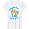 image:imageAggretsuko Yoga Breathe In Rage Out TShirtWhite