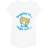 image:imageAggretsuko Yoga Breathe In Rage Out TShirtWhite