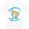 image:imageAggretsuko Yoga Breathe In Rage Out TShirtWhite